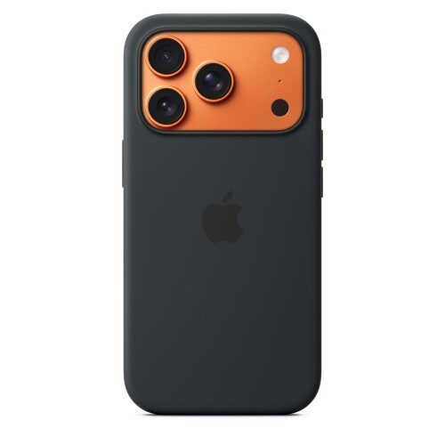 Apple MagSafe対応iPhone 17 Proシリコーンケース - ブラック
