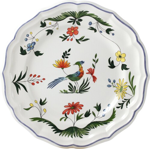 ジアン(GIEN) オワゾパラディ(OISEAUX DE PARADIS) 中皿 ディナープレート 直径26×3cm 0111B6A4