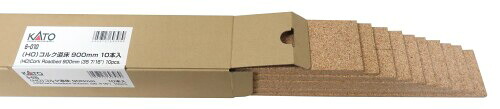 KATO HOゲージ コルク道床 900mm 10本入 1BOX 鉄道模型 用品 6-010
