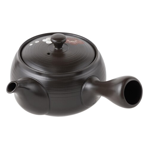 常滑焼 急須 竹春 紅白梅 320ml 帯網 深蒸し茶 ほうじ茶 玄米茶用 日本製 箱入り tk012