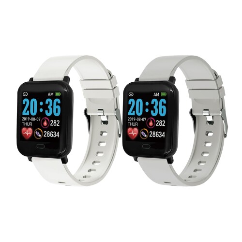 CREPHA(クレファー) ペアウォッチ スマートウォッチ カップル 2個セット iPhone対応 アンドロイド対応 Bluetooth 音楽再生 SMS/SNS 電話通知 睡眠モニター 健康管理 運動記録 スポーツウォッチ IP6 5,917円