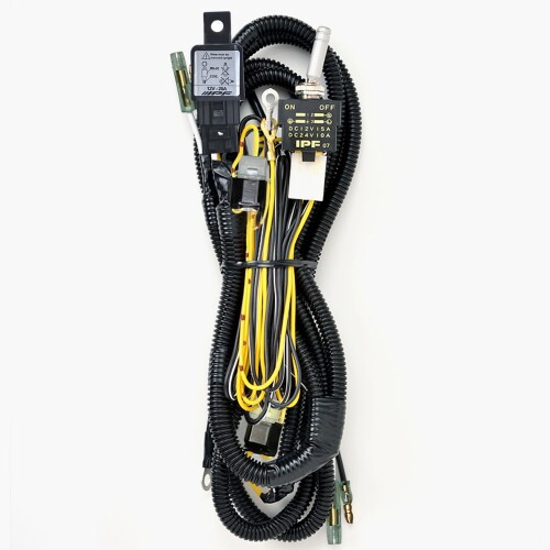 IPF フォグランプ ハーネス 12V シングルフィラメント H1 H3 H7 H8 Ｈ11 H16 HB4 MAX200W 日本製 WF-6