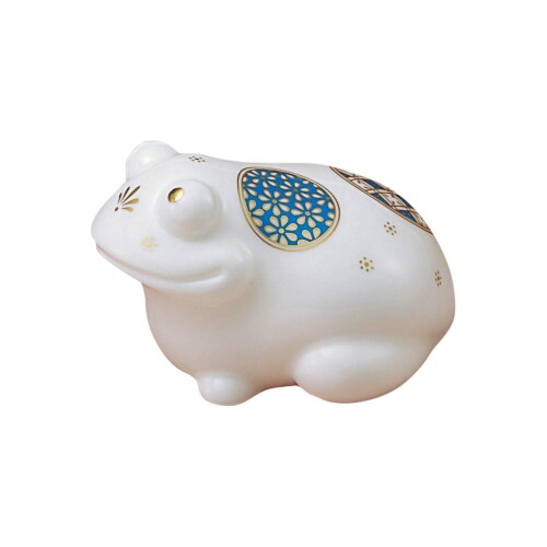 Noritake ノリタケ 置物 高さ約5.5cm・幅約8.5cm 小動物シリーズ 1個 カエル ボーンチャイナ K037/A028