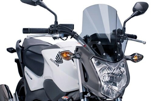 Puig 5991F RACING-SCREEN (DARK SMOKE) HONDA NC700S (12-13)/ NC750S (14-19) プーチ スクリーン カウル