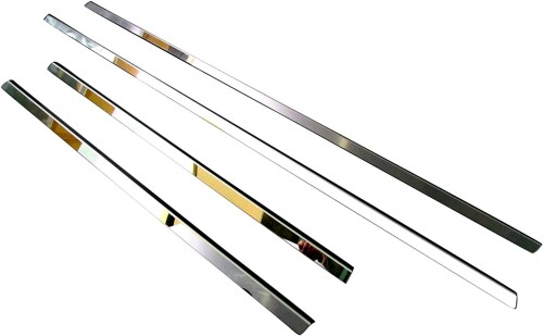 BRIGHTZ キャロルエコ HB35S 超鏡面ステンレスブラックメッキウィンドウモール 4PC 11410