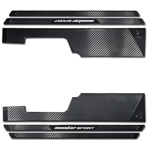 MONSTER SPORT サイドシルプロテクター スイフトスポーツ(ZC33S) 6枚組 キズ防止 内装保護 日本製 ブラック 893500-7600M