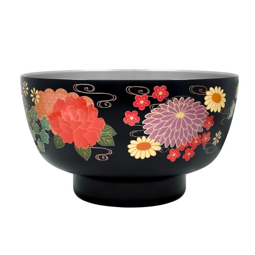 真空二重 ステンレス ラーメン鉢 1030ml 真空断熱 保温保冷 和柄 インバウンド 日本 絵画 土産 841-303