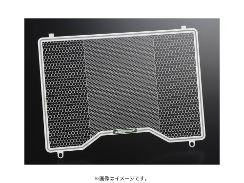 エッチングファクトリー(ETCHING FACTORY) コアガード ラジエターガード エンブレム:赤 ステンレス シルバー ZRX1100 97-00/1200 01-08 RGK-ZRX1200-00