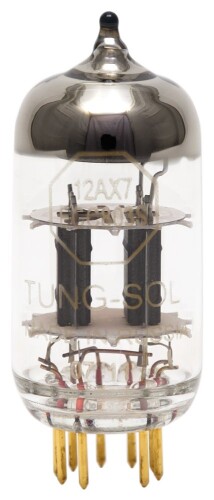 TUNG-SOL 12AX7/ECC803S /MP 双極マッチ2本組 ミニチュア/mT 双3極管 タンソル 真空管 2本1セット 1.2W
