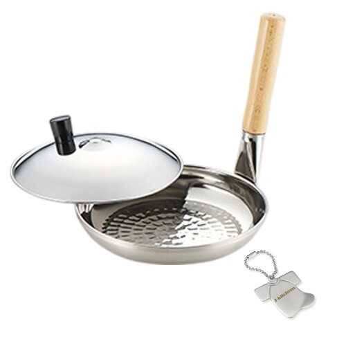 J-kitchens Harmony 親子丼 用 鍋 3層鋼 17cm 専用 蓋付き 錆びにくく 焦げ付きにくい ガス IH対応 日本製 オリジナルタグ付
