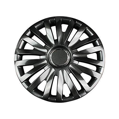 GET-PRO ホイールカバー 15インチ 1台分4枚セット (ダークガンメタ) トヨタ ルミオン ホイールキャップ L063DG15-018