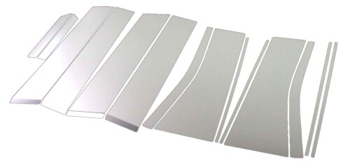 BRIGHTZ エルグランド E52 超鏡面ステンレスメッキピラーパネル バイザー無用 3Dタイプ 14PC TNE52 PNE52 TE52 PE52 11077