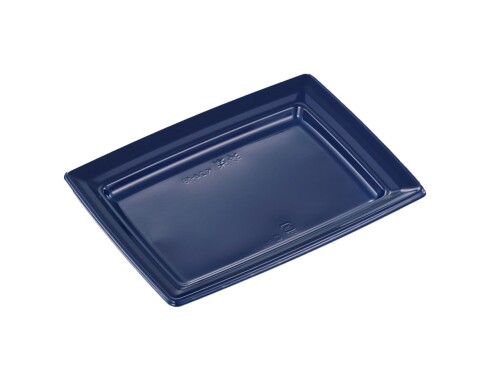 中央化学 使い捨てﾃｰﾌﾞﾙｳｪｱ CT沙楽 K24-18 紺-BK 身1 (240×180×22mm) 50枚入