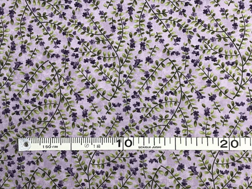 市場 パッチワーク 生地usaコットン薄紫地に細かい花柄 パッチワークの素材
