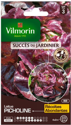 楽天市場 フランスの野菜の種 Vilmorin社 レタス Picholine 固定種 V 868 ミセスリビング