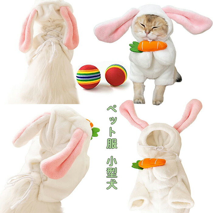 楽天市場】犬服 うさぎ 冬 ペット 服 ドッグウェア うさぎ うさ耳