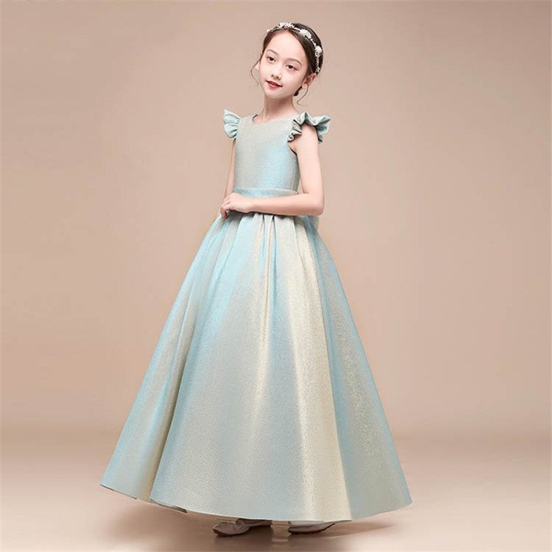 高級豪華ドレス キッズ ジュニア ワンピース フォーマル 結婚式 子供服 ロングドレス 子供ドレス フラワーガール ジュニアドレス 子どもドレス 発表会 結婚式 Vmaphotographystudios Com