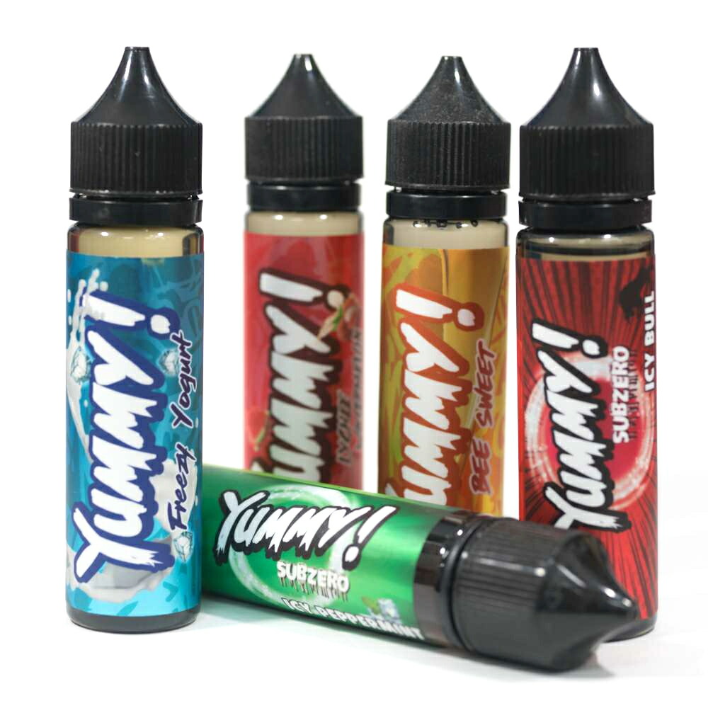 楽天市場 送料無料 Yummy Vape リキッド 送料無料 Vape ベイプ 禁煙 節煙 リキッド サブゼロ クーラント 清涼剤 エナジ ドリンク ミント ハチミツ ヨーグルト フルーツ Vape 電子タバコ Mr Vape