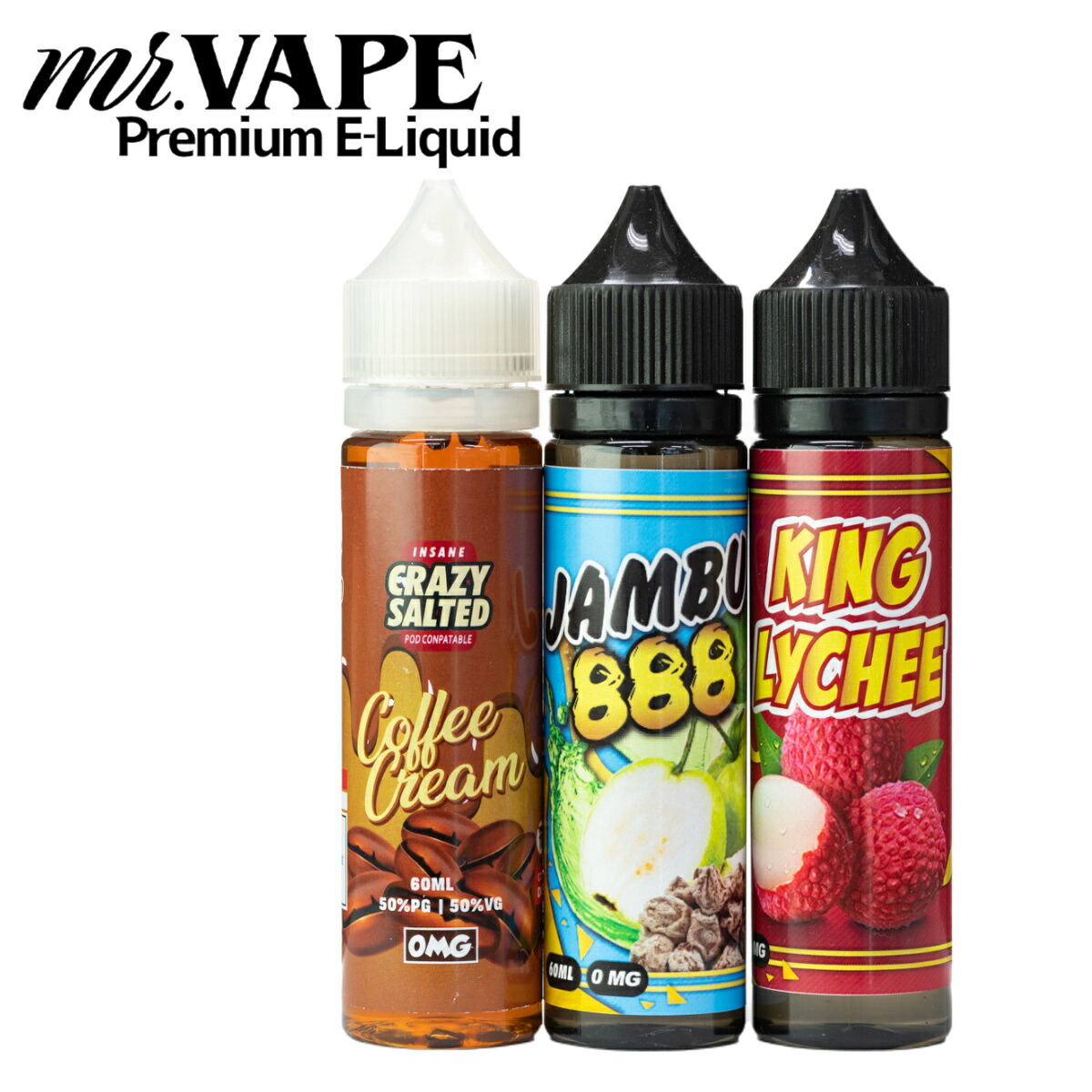 楽天市場 送料無料 Menang コーヒークリーム サワーグアバ キングライチ Vape ベイプ 禁煙 節煙 リキッド トロピカル フルーツ Vape 電子タバコ フレーバー Coffee Guava Lychee 清涼感 グァバ Mr Vape