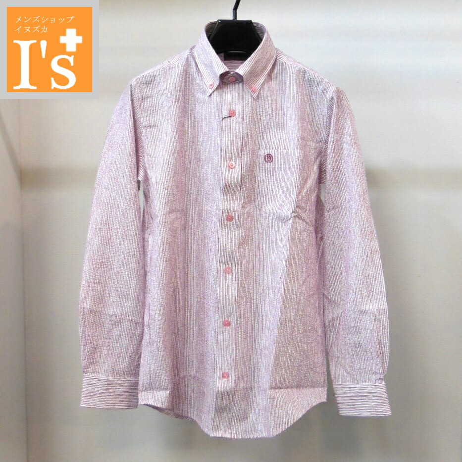 50%OFF【春夏 お買い得 OUTLET SALE】VINCI（ヴィンチ）細縞模様×ヤナギの木・霜降り 青写真 長袖 名取り草落ちこむ 綿100％ 蹴球出どころ プルオーバー 赤いこと系×白いこと 【M大きさ】【LL大きさ】 アンジェロ ヴィンチ服 逃げ道 大売り出し ブランド名 ゴルフ 服
