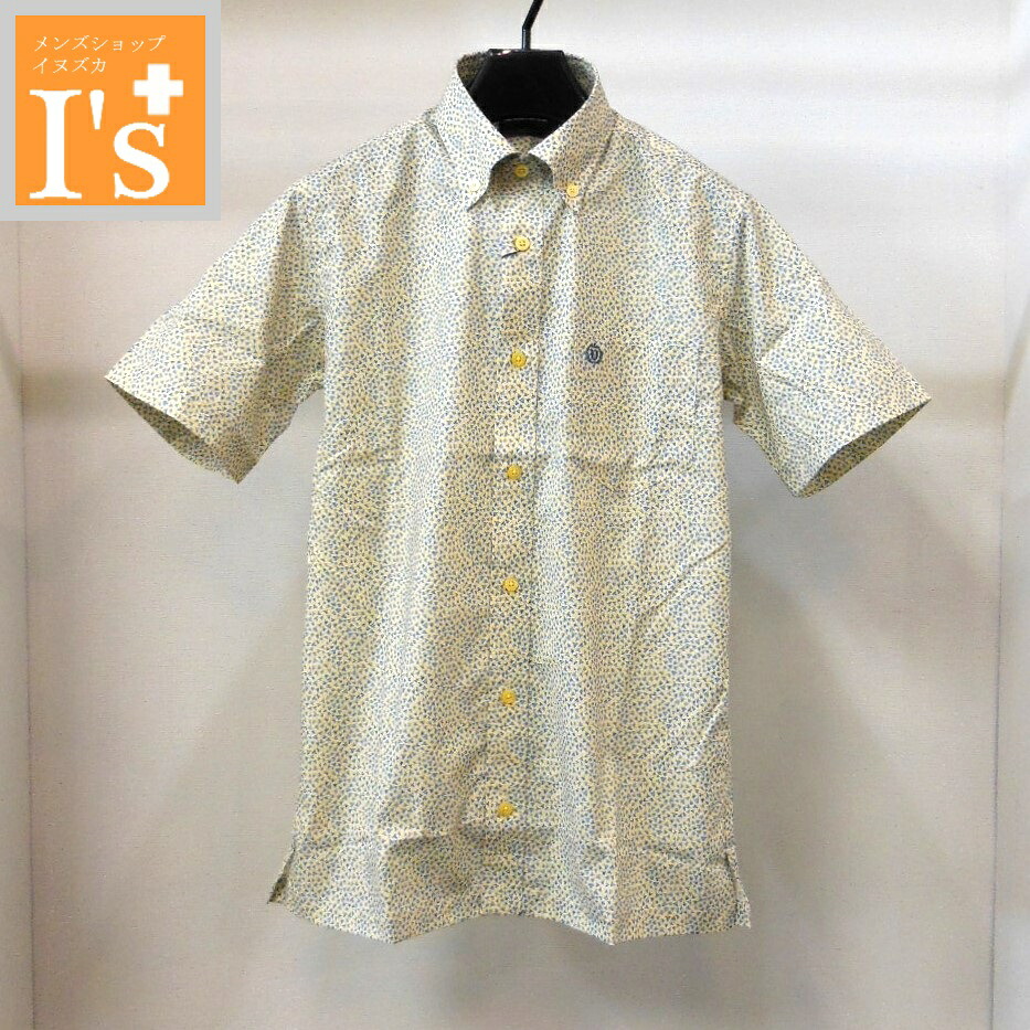 50%OFF【春夏 お買い得 OUTLETSALE】VINCI（ヴィンチ）３角形×点点 青写真 半袖 名取り草落ちこむ 伸ばすこと プルオーバー  くすみ黄色（パステル色の） 【M】 アンジェロ ヴィンチ服  逃げ道 大売り出し ブランド名 ゴルフ 服