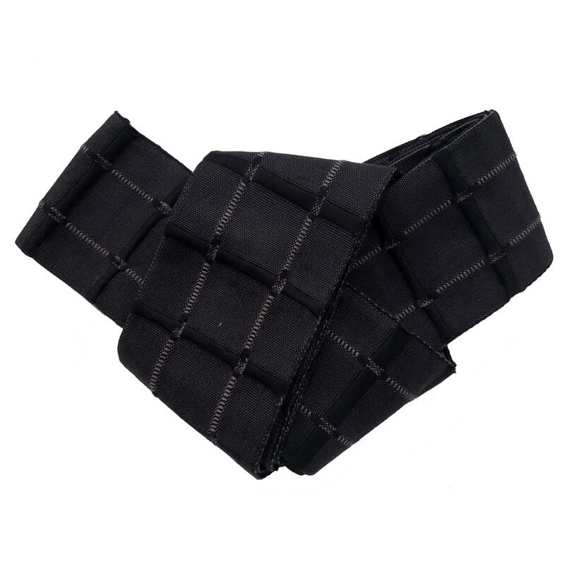 ☆ こだわりの上質な逸品 ☆ □□□ 角帯 □□□ ■ 男物 紳士物 メンズ ■ 綿 100% ■ 黒色 × 銀鼠色 ■ 市松格子 両面柄