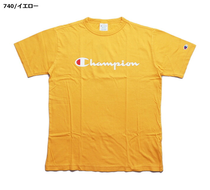 champion yellow t shirt