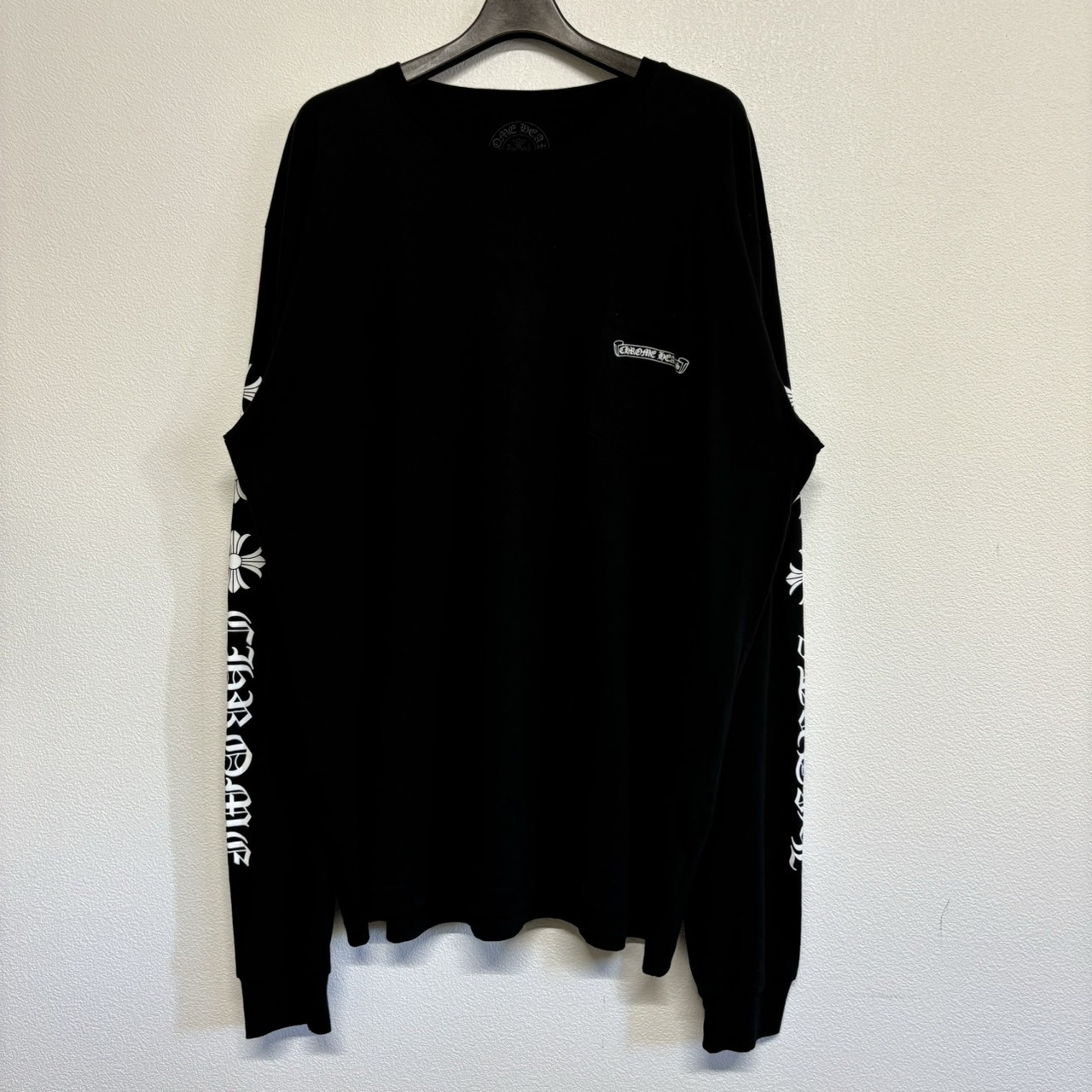 楽天市場】【XLサイズ】 【美品】 CHROME HEARTS クロムハーツ L/S Tee 長袖Tシャツ ロンT CROSS クロス メンズ XL サイズ 黒 Black ブラック : M's shop K3 楽天市場店