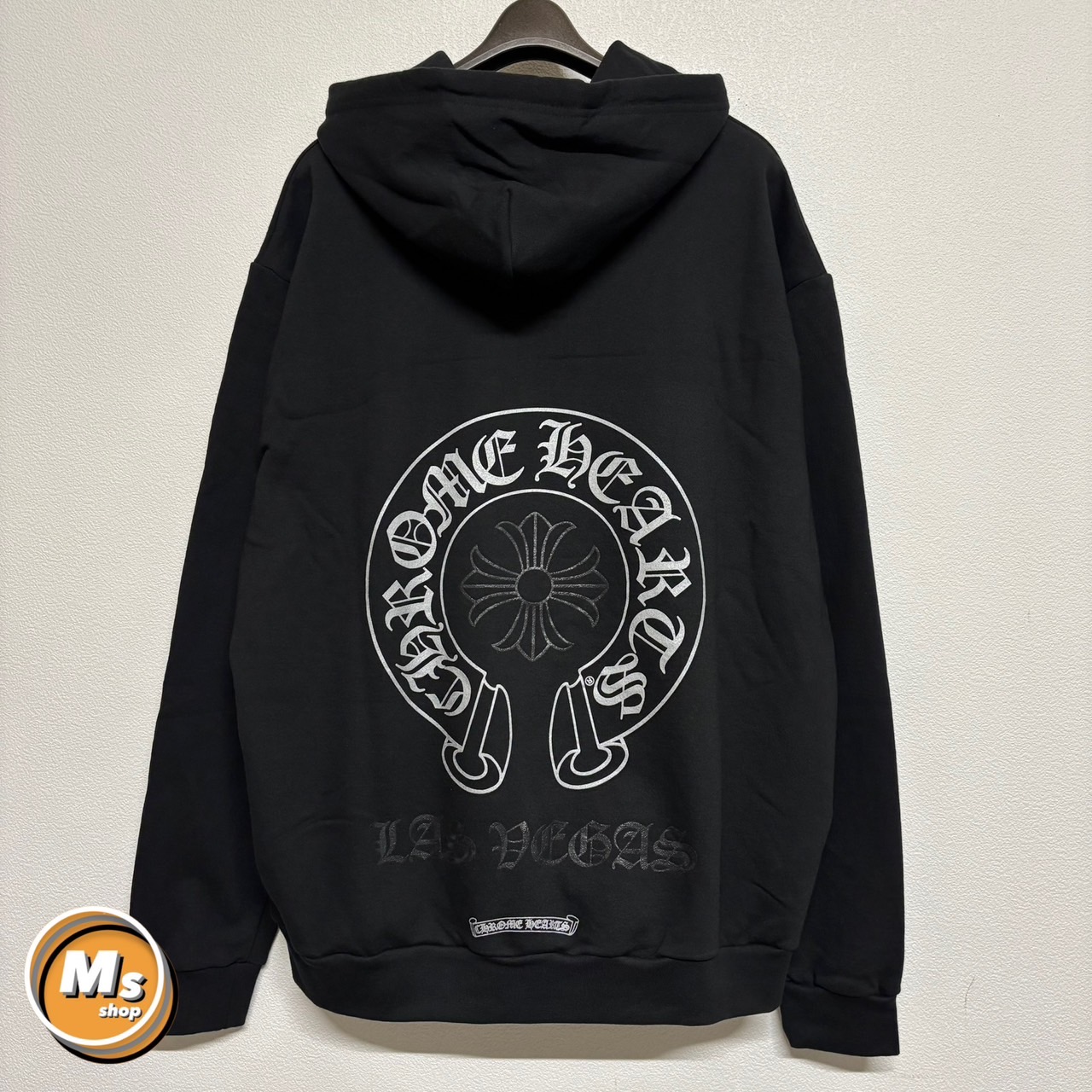 CHROME HEARTS◆ホースシュー パーカー ブラック ラスベガス限定 CHROME HEARTS クロムハーツ SWTSHRT PLVR ラスベガス限定