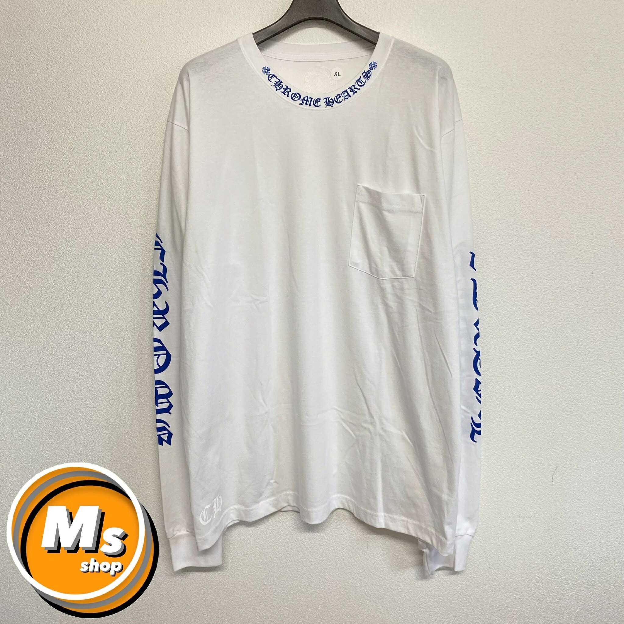 楽天市場】クロムハーツ ネックロゴ 白 ホワイト 長袖 ロングTシャツ