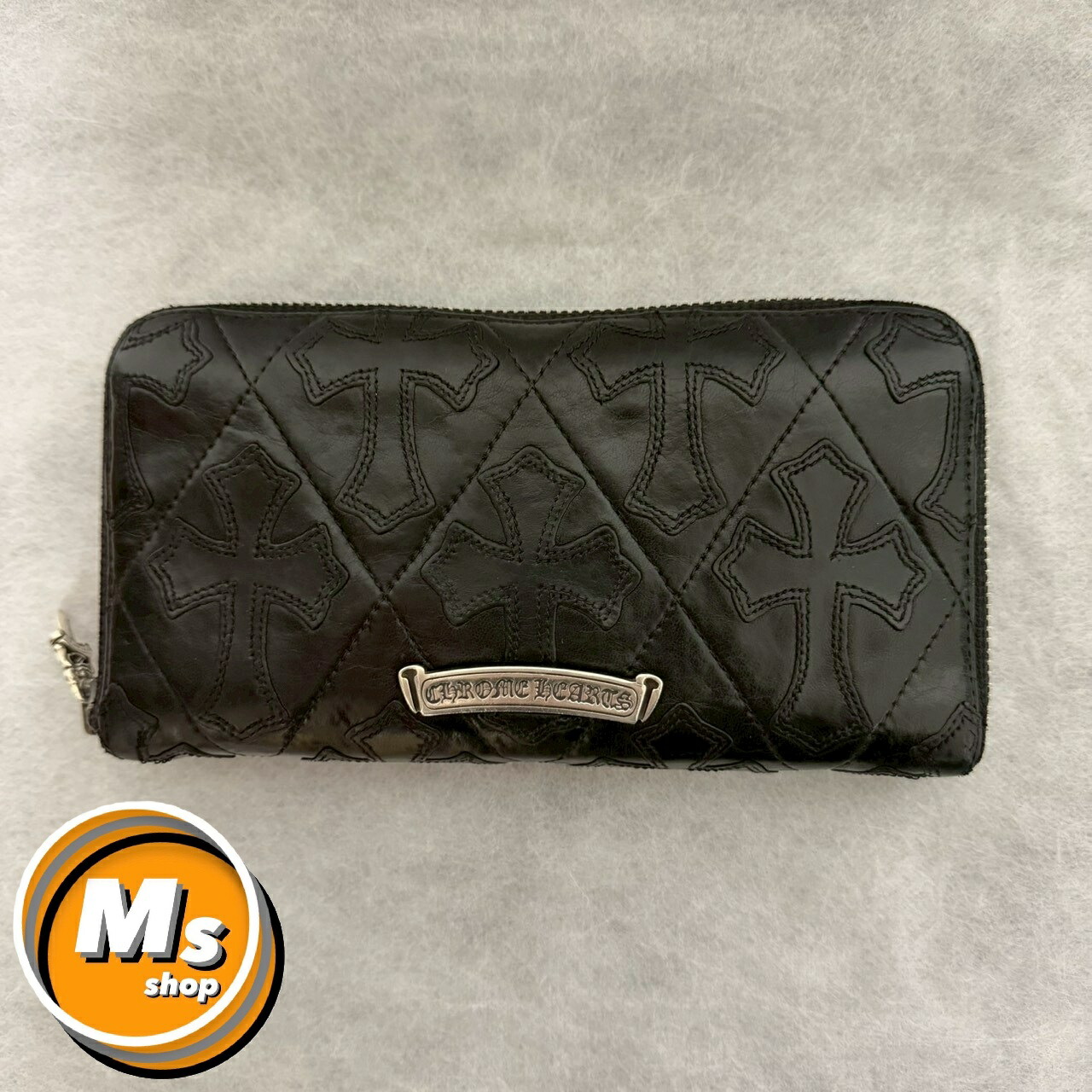 【Grayさま専用】クロムハーツ クロスパッチ 3セメタリークロス クロムハーツ1スナップクロスボタンウォレット3セメタリークロスパッチ