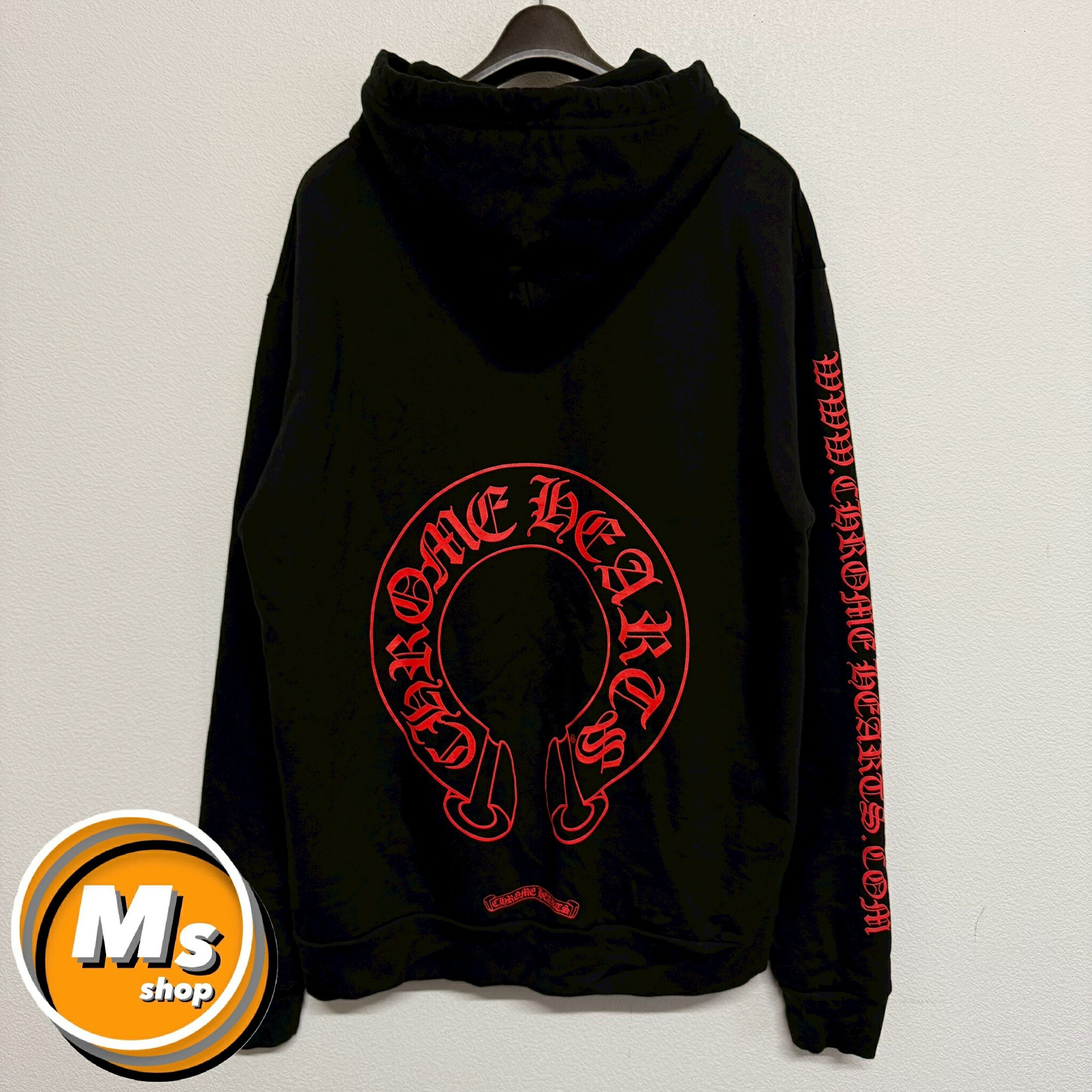 楽天市場】クロムハーツ スウェットパーカー ジップ ホースシュー 白