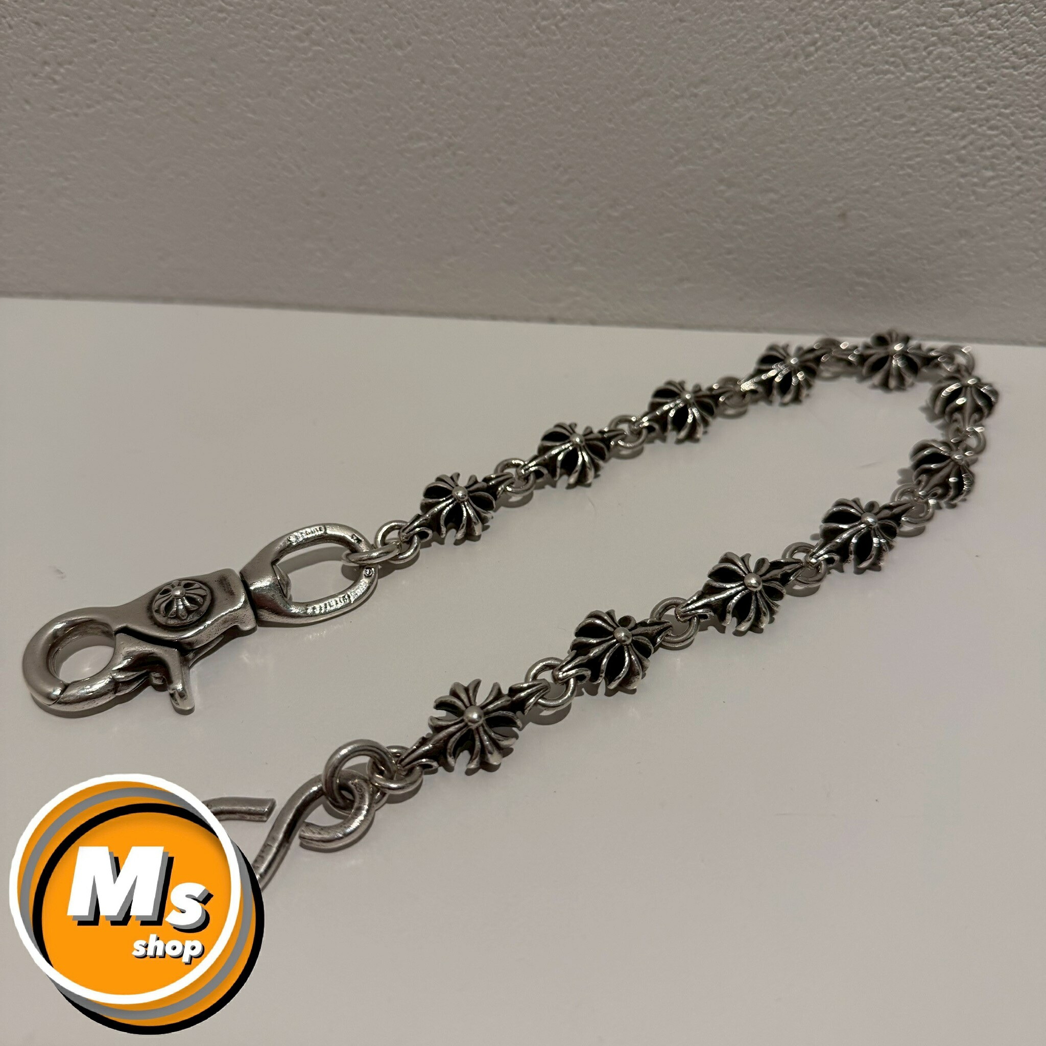 楽天市場】クロムハーツ BSフレア ウォレットチェーン 1クリップ 1