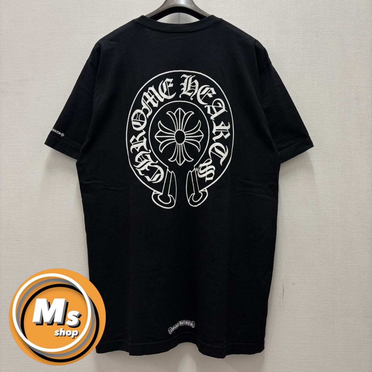 クロムハーツ ホースシュー 半袖Tシャツ 黒 ブラック XLサイズ 極美品 2441｜M&rsquo;s shop K3 店