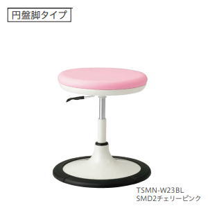 ノーリツイス TSMNスツール 医療用チェア 事務椅子 円盤脚 脚：ホワイト TSMN-W23B