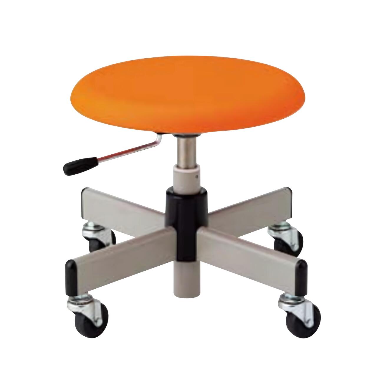 ノーリツイス　低作業用チェア　座上下機能付タイプ　ビニールレザー張り TAC-H33L-Z ノーリツイス 低作業用チェア 座上下機能付タイプ ビニールレザー張り