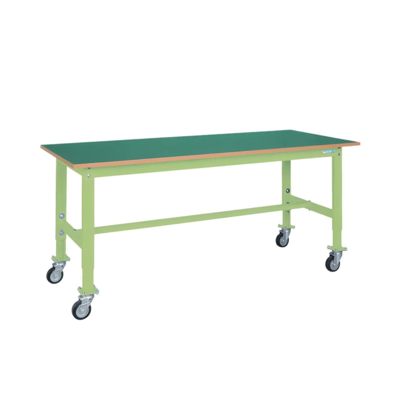 サカエ SAKAE 軽量高さ調整作業台 TKKタイプ キャスター付き 均等耐荷重200kg W1800×D750×H725~925mm TKK6-187FC|オフィス家具専門店モリタスチール