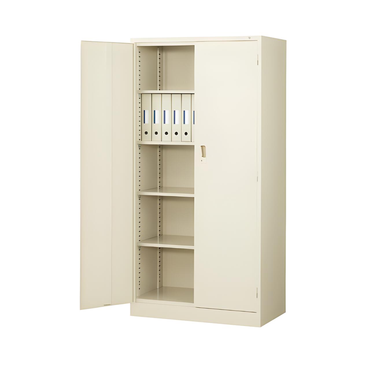 生興 両開き書庫 スチール書庫 スチール保管庫 W880×D515×H1790mm G-N3605