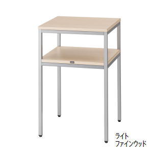 内田洋行 ウチダ UCHIDA テレホンスタンド 電話台 スチール塗装 シルバーメタリック W450×D450×H700mm 6-400-320