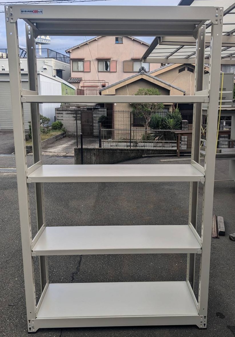 楽天市場】スチールラック クールラックIV (大) アイボリー色 6段 耐