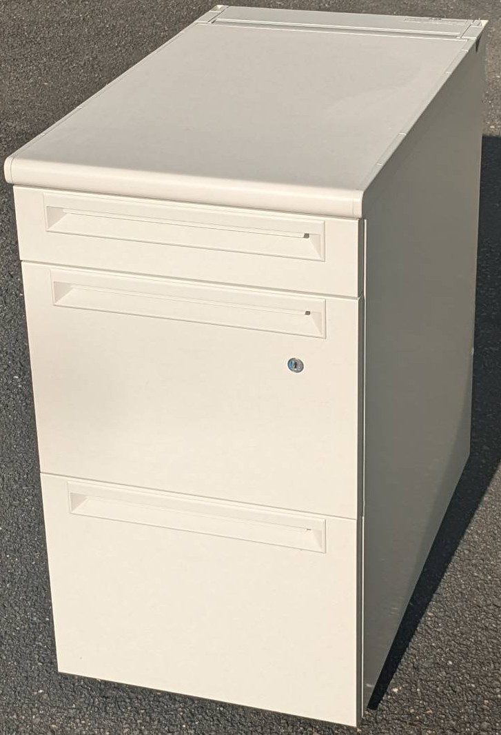 楽天市場】プラス フラットライン 片袖デスク ホワイト W1200 鍵付