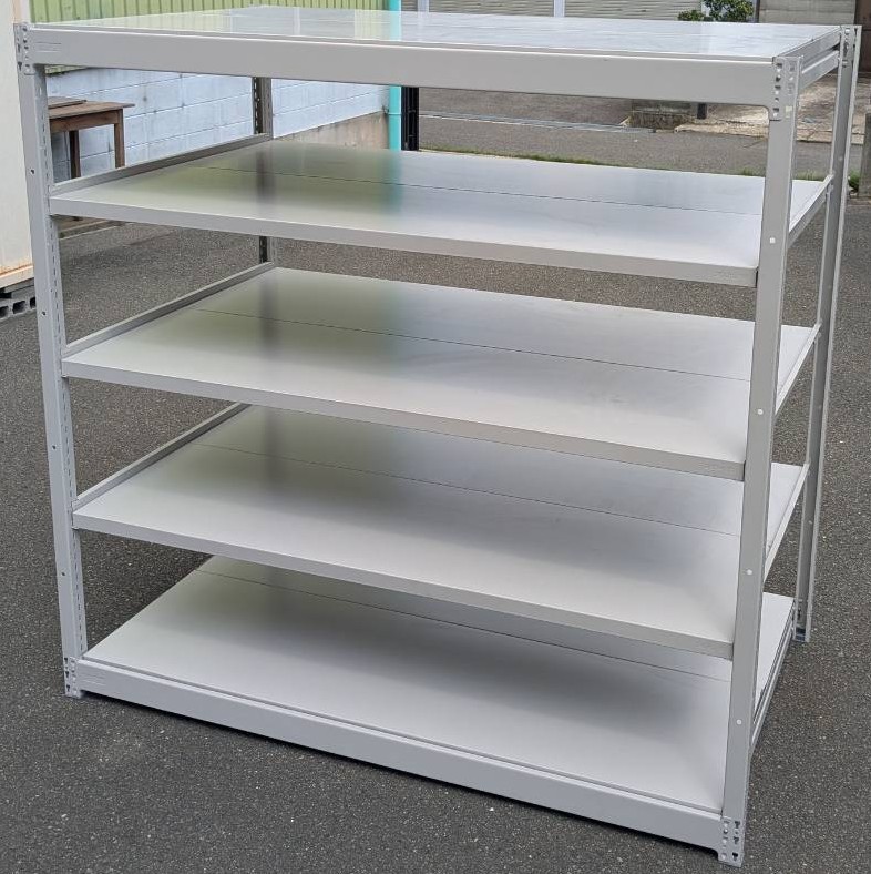 【中古】 イトーキ 軽中量ボルトレスラックH1503,W1544,D924粍 全ての存在５段耐荷重200kg/段（部材お届け） ERL-M15595-1