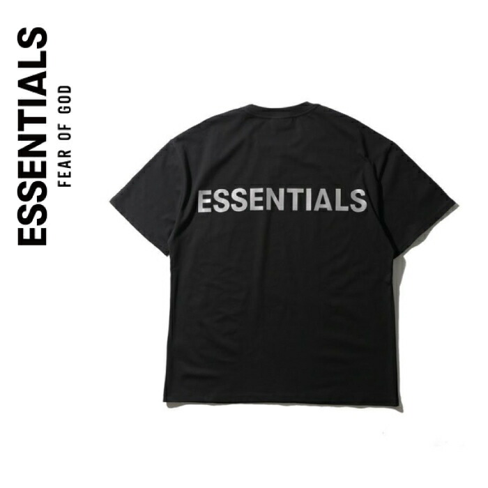 FOG エッセンシャルズ リフレクター 半袖 Tシャツ ブラック M 追加！ESSENTIALSエッセンシャルズリフレクター半袖Tシャツ