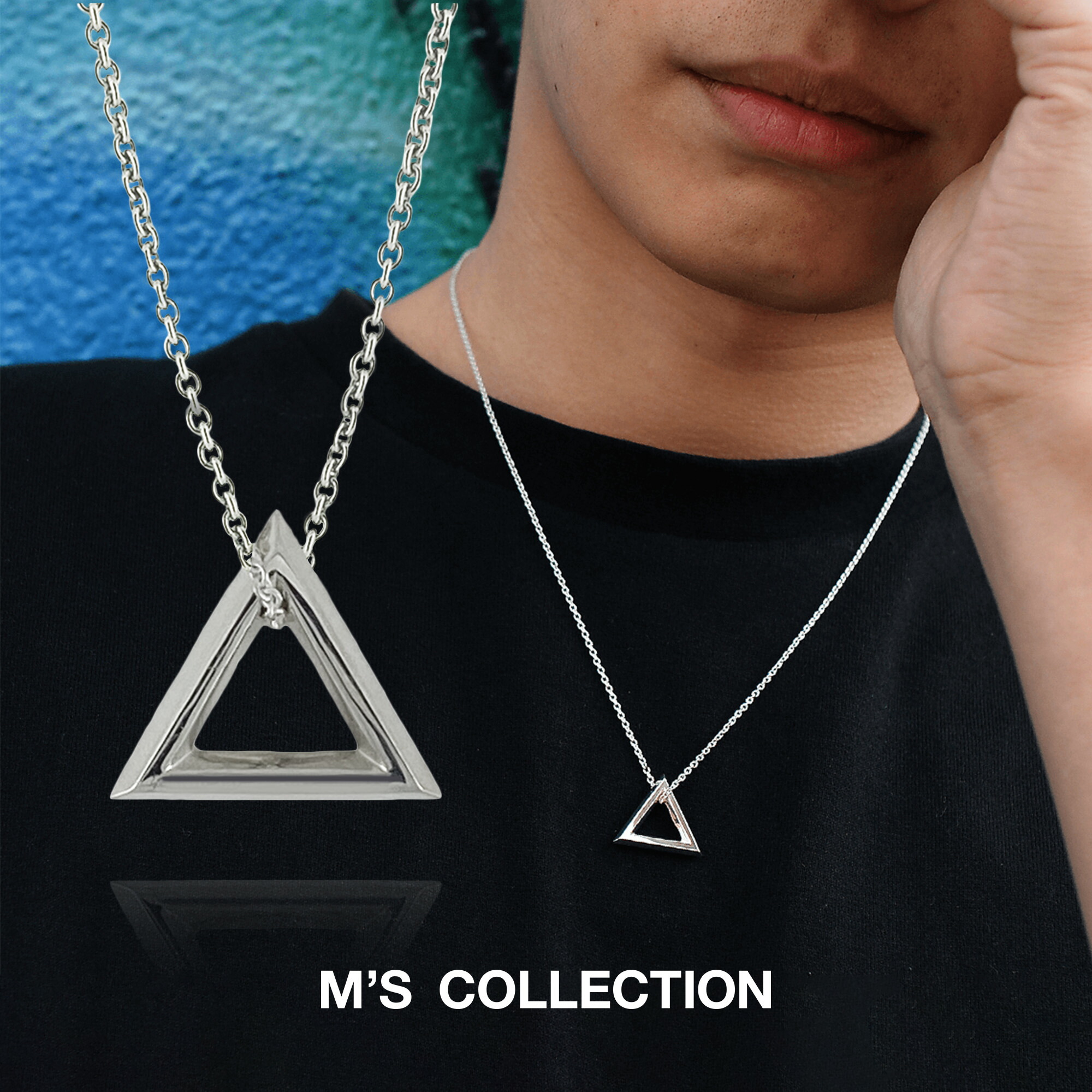 【公式エムズコレクション】【直営店】【M's Collection】【ドラマ使用】FINE TRIANGLE PENDANT