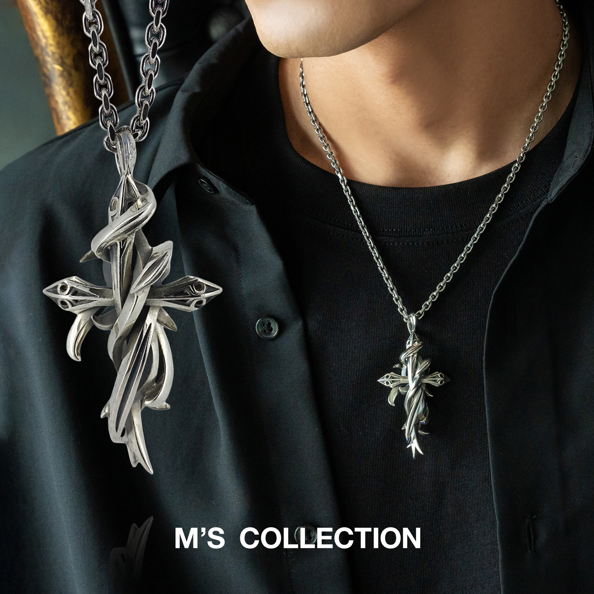 TENTACLES CROSS PENDANT L X0238 箱付き 楽天市場】【公式エムズコレクション】【直営店】【M's Collection