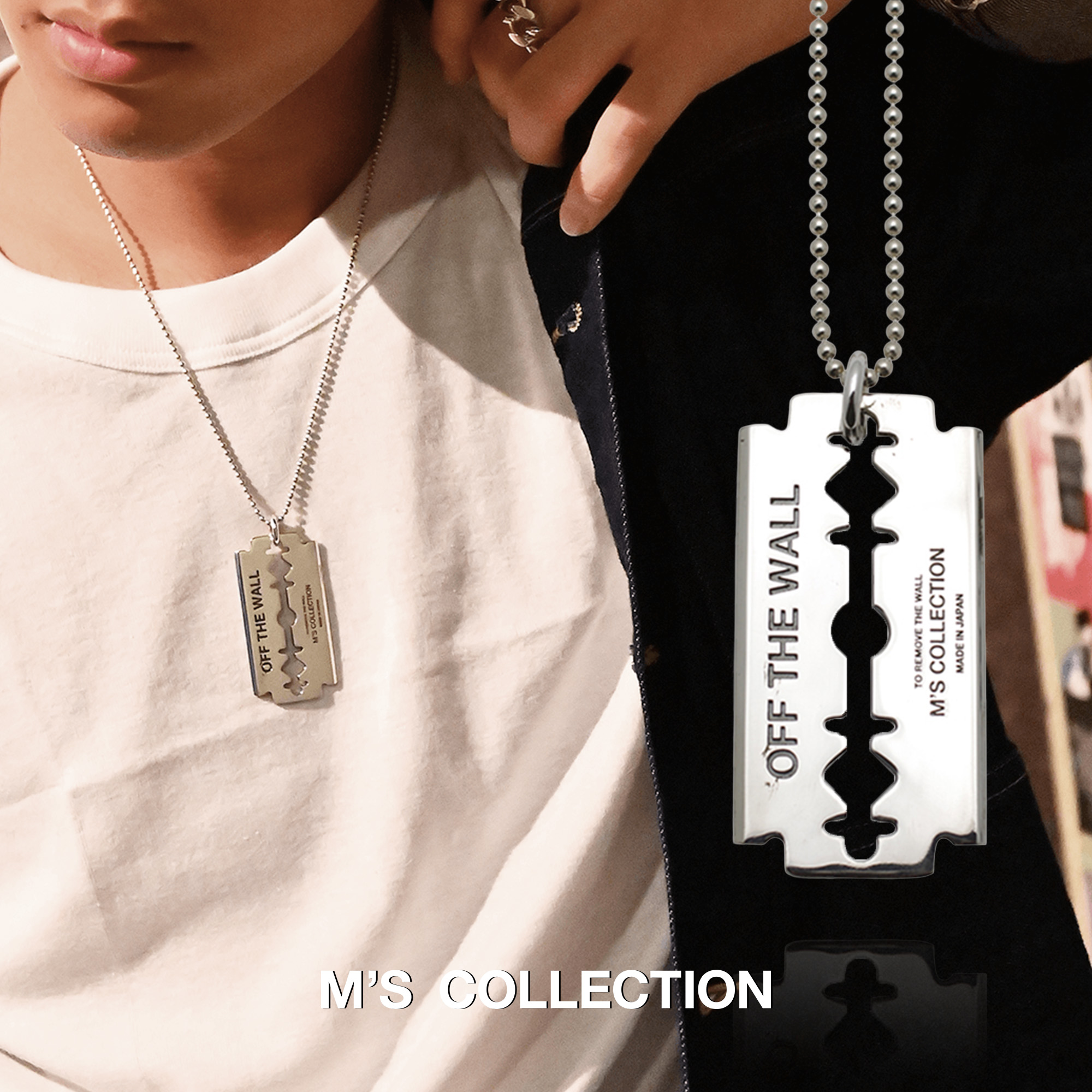 【公式エムズコレクション】【直営店】【M's Collection】【SENSE2019年11月号掲載】OFF THE WALL RAZOR PENDANT L｜BLESS店