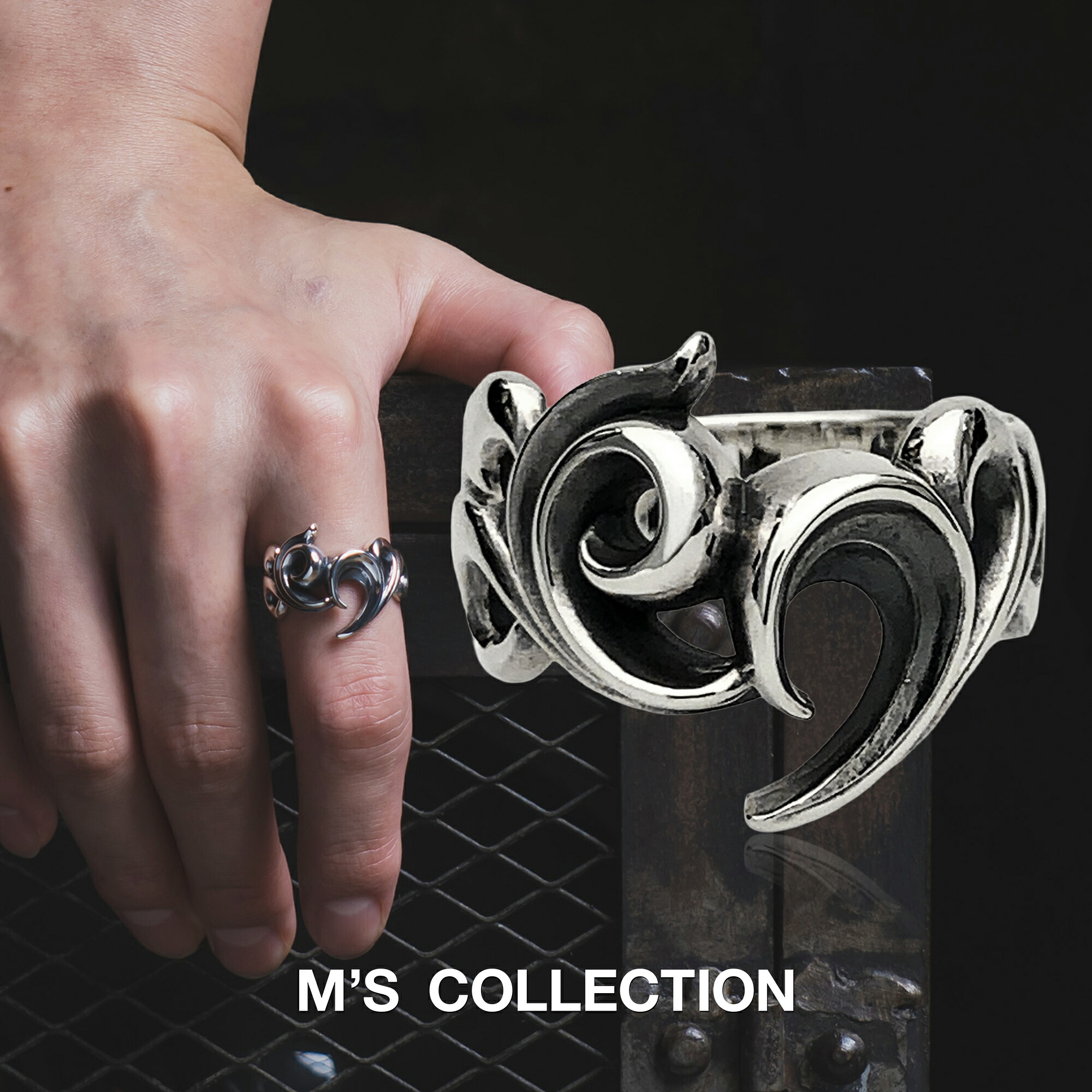 【公式エムズコレクション】【直営店】【M's Collection】URBAN TRIBAL HEART RING｜BLESS店