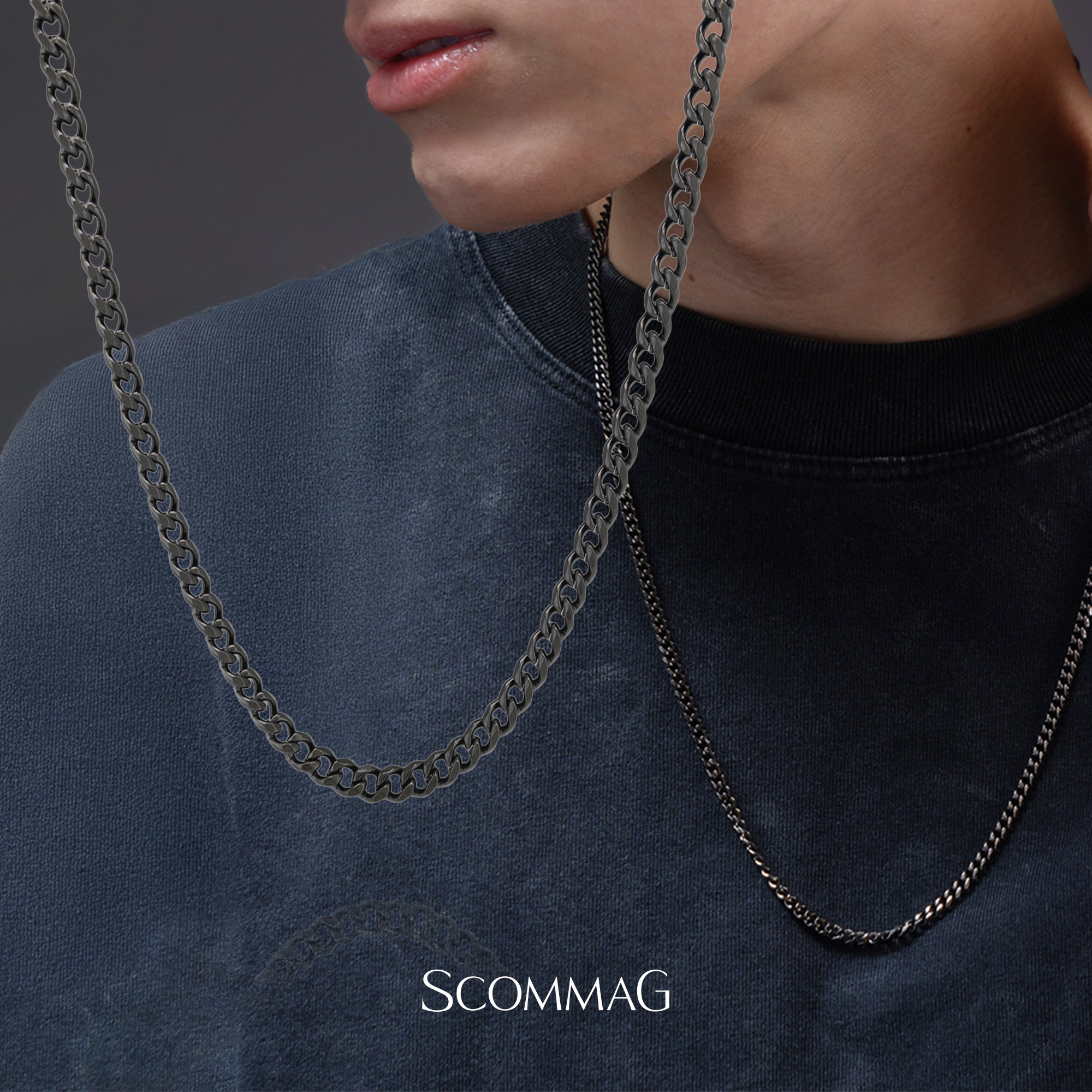 チェーン【ステンレス チェーン メンズ レディース SCOMMAG エスカマジー】