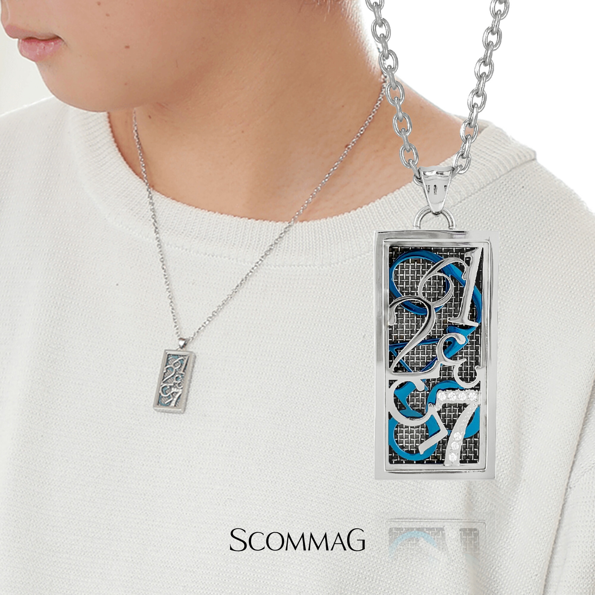 楽天市場】ナンバーフレグランスネックレス【ステンレス ネックレス