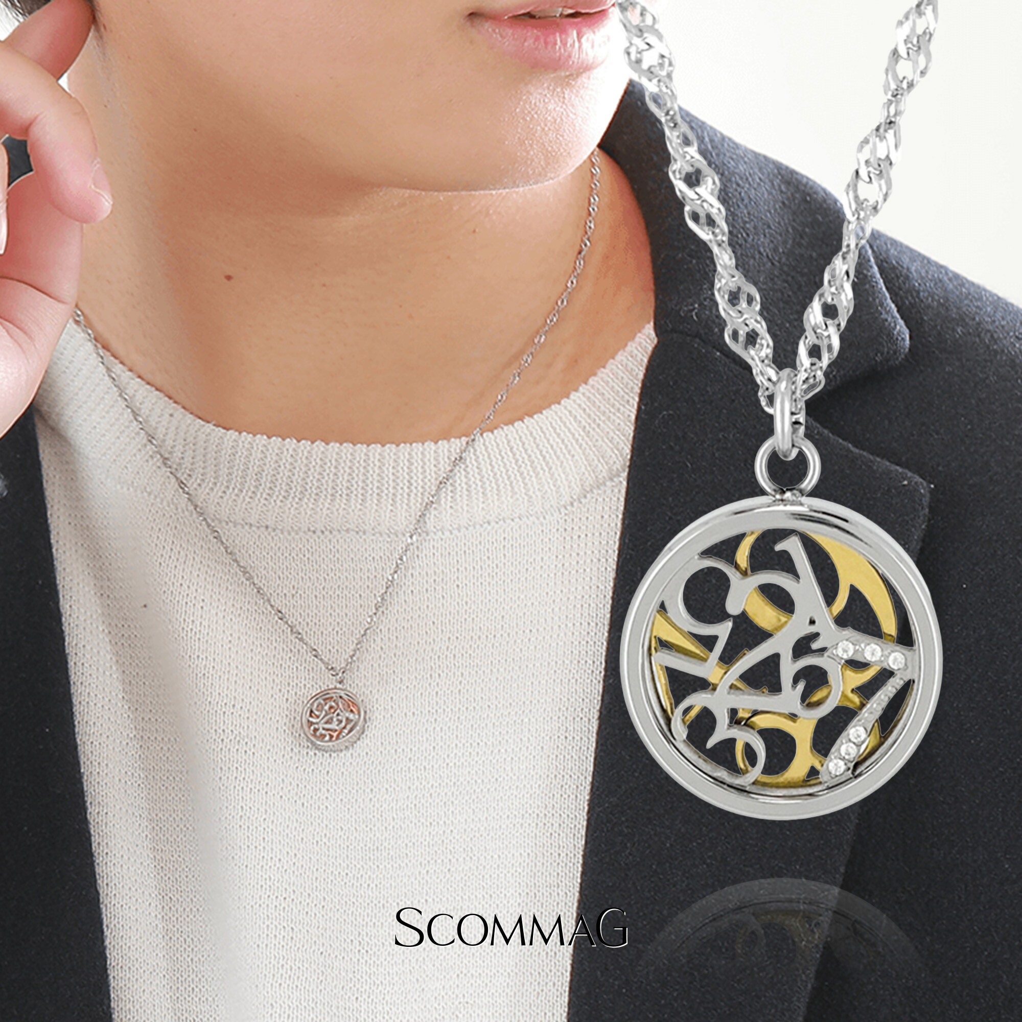 楽天市場】ナンバーコインネックレス【ステンレス ネックレス